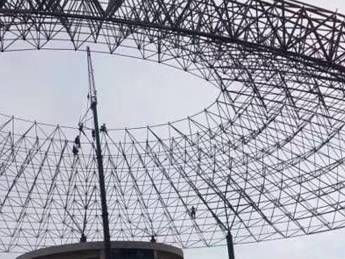 富德篮球馆球形网架厂家价格