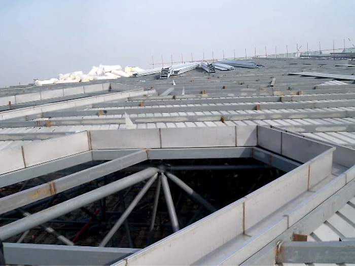 富德安吉县体育馆网架